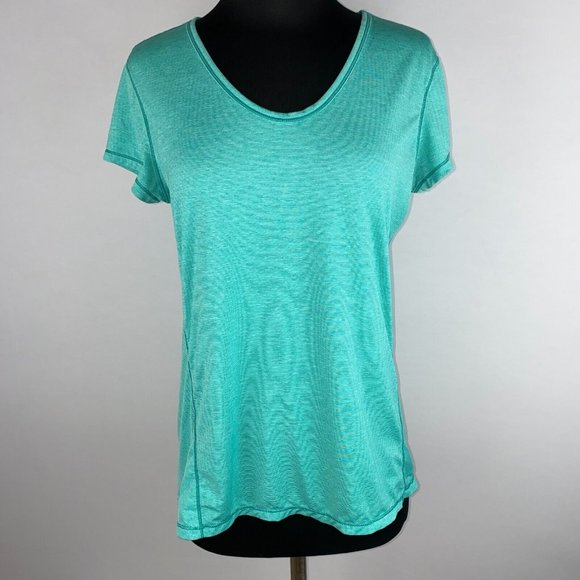 Old Navy Active Go Dry M Micro Striped Heather Activewear T-Shirt Tee - Picture 1 of 12